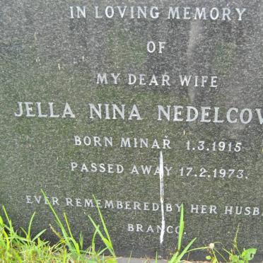 NEDELCOVICH Jella Nina nee MINAR 1915-1973