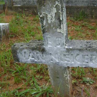 NIEKERK E.J., van -1944