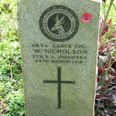 NICHOLSON W. -1918 11834
