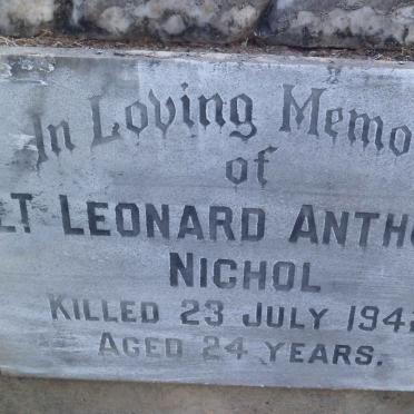 NICHOL Leonard Anthony  -1942