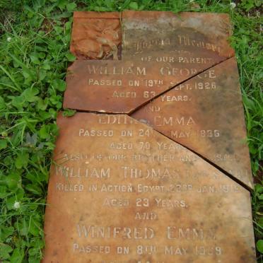 NURSE William George -1926 &amp; Edith Emma -1936 :: NURSE William Thomas -1919 &amp; Winifred Emma -1939