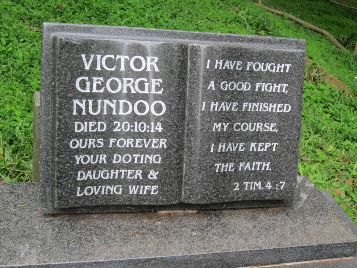 NUNDOO Victor George -2014