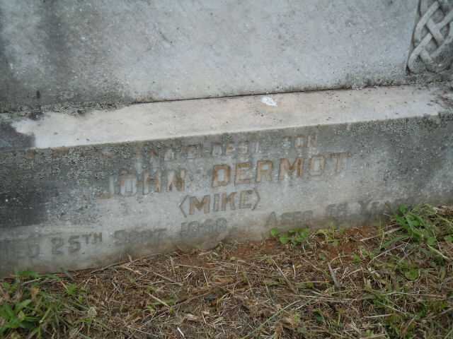 O'SULLIVAN John Dermot -1958