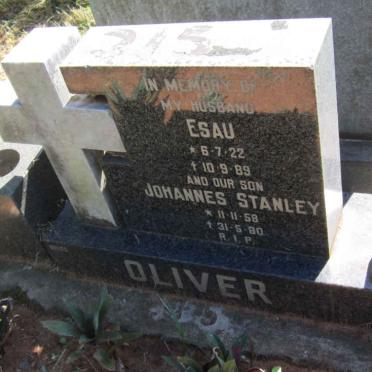 OLIVER Esau 1922-1989 :: OLIVER Johannes Stanley 1958-1980