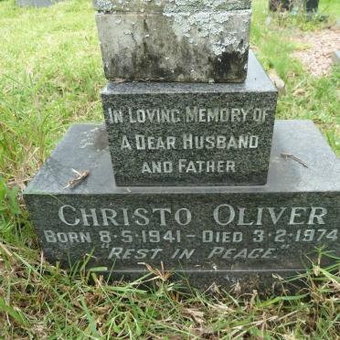 OLIVER Christo 1941-1974