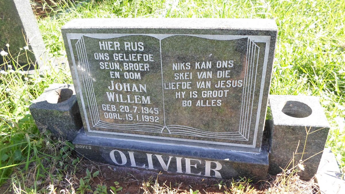 OLIVIER Johan Willem 1945-1992