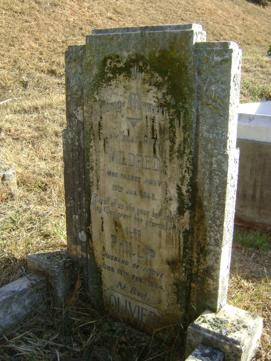 OLIVIER Phillip -1964 &amp; Mildred -1948