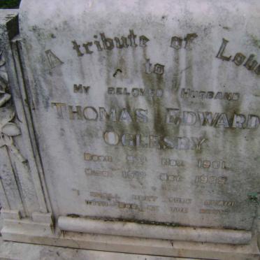 OGLESBY Thomas Edward 1901-1939