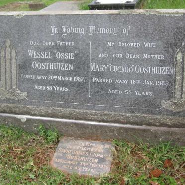 OOSTHUIZEN Wessel -1982 &amp; Mary 1963 :: OOSTHUIZEN David James -1976