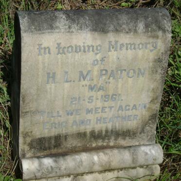 PATON H.L.M. -1961