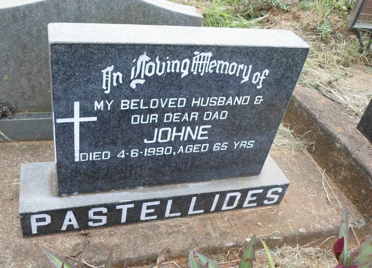 PASTELLIDES Johne -1990