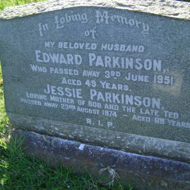 PARKINSON Edward -1951 &amp; Jessie -1974