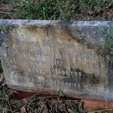 PARSONS Richard William -1942