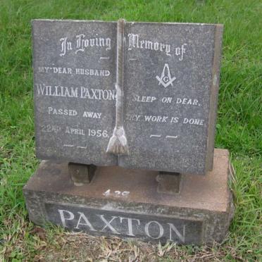 PAXTON William -1956