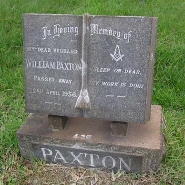 PAXTON William -1956