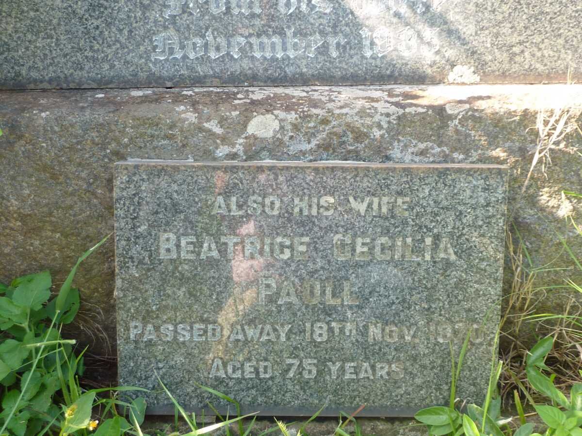 PAULL Squiff -1935 &amp; Beatrice Cecilia -1970