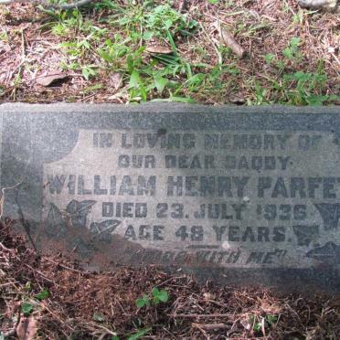 PARFETT William Henry -1936