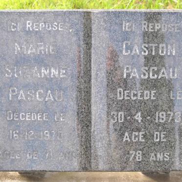 PASCAU Gaston -1973 &amp; Marie Suzanne -1970