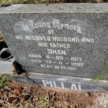 PILLAI Shan 1917-1992