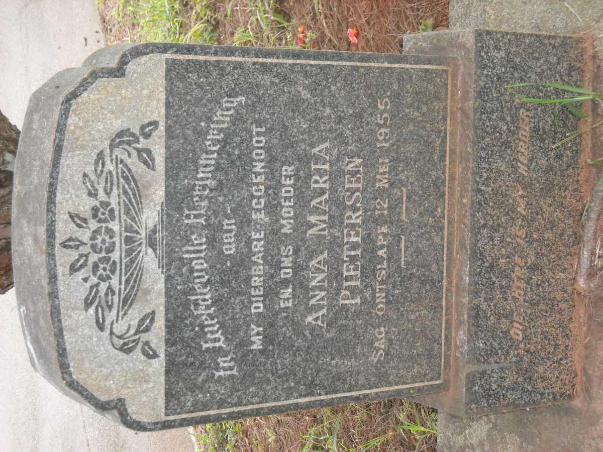 PIETERSEN Anna Maria -1955