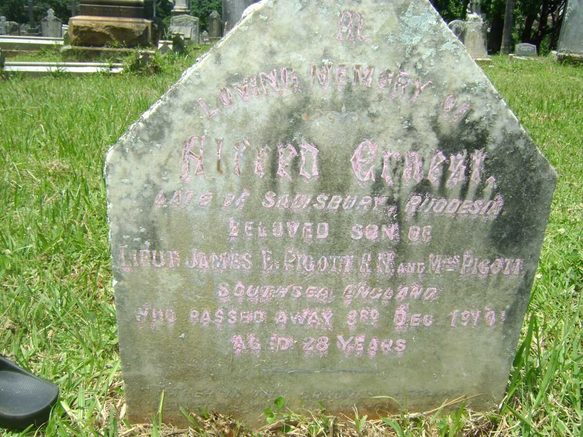 PIGOTT Alfred Ernest  -1910