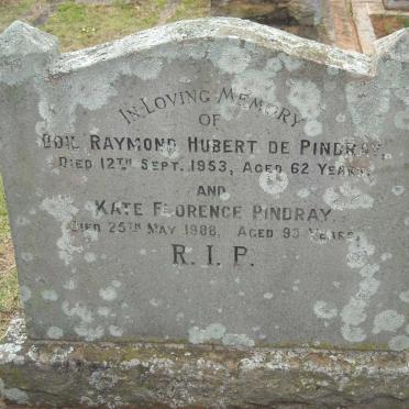 PINDRAY Odil Raymond Hubert, de  -1953 &amp; Kate Florence -1988