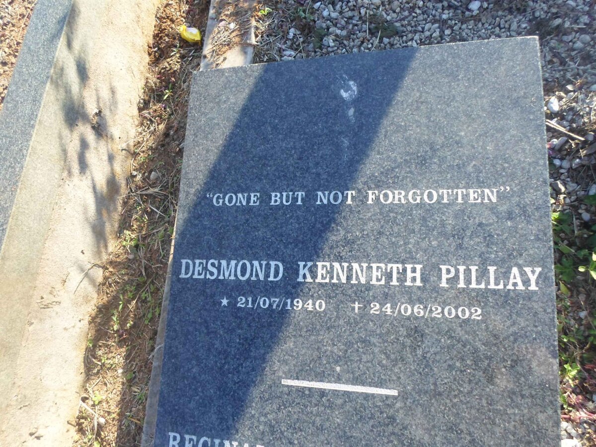 PILLAY Desmond Kenneth 1940-2002