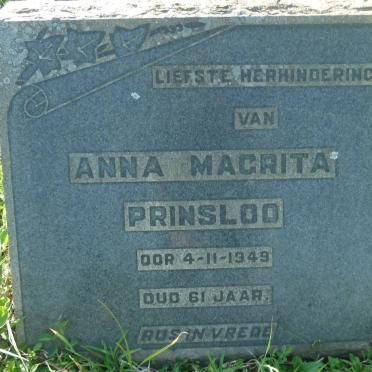 PRINSLOO Anna Magrita -1949