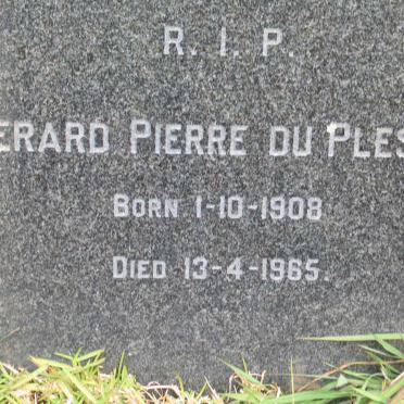 PLESSIS Gerard Pierre, du 1908-1965