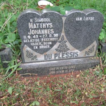 PLESSIS Matthys Johannes, du 1949-1990