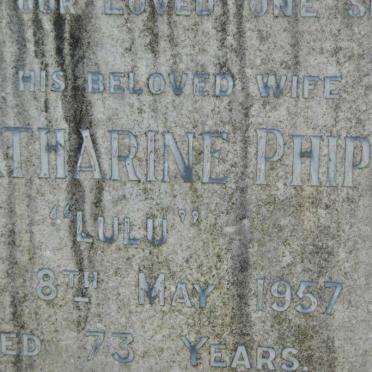 PHIPSON Hugh -1928 &amp; Catharine -1957 