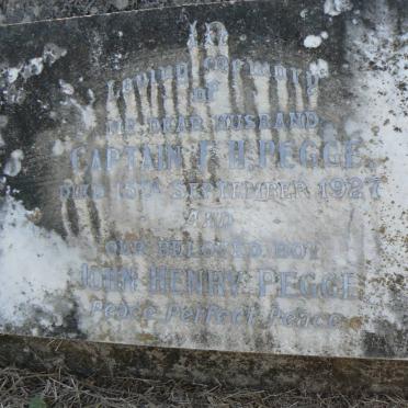 PEGGE F.H. -1927 :: PEGGE John Henry -1923