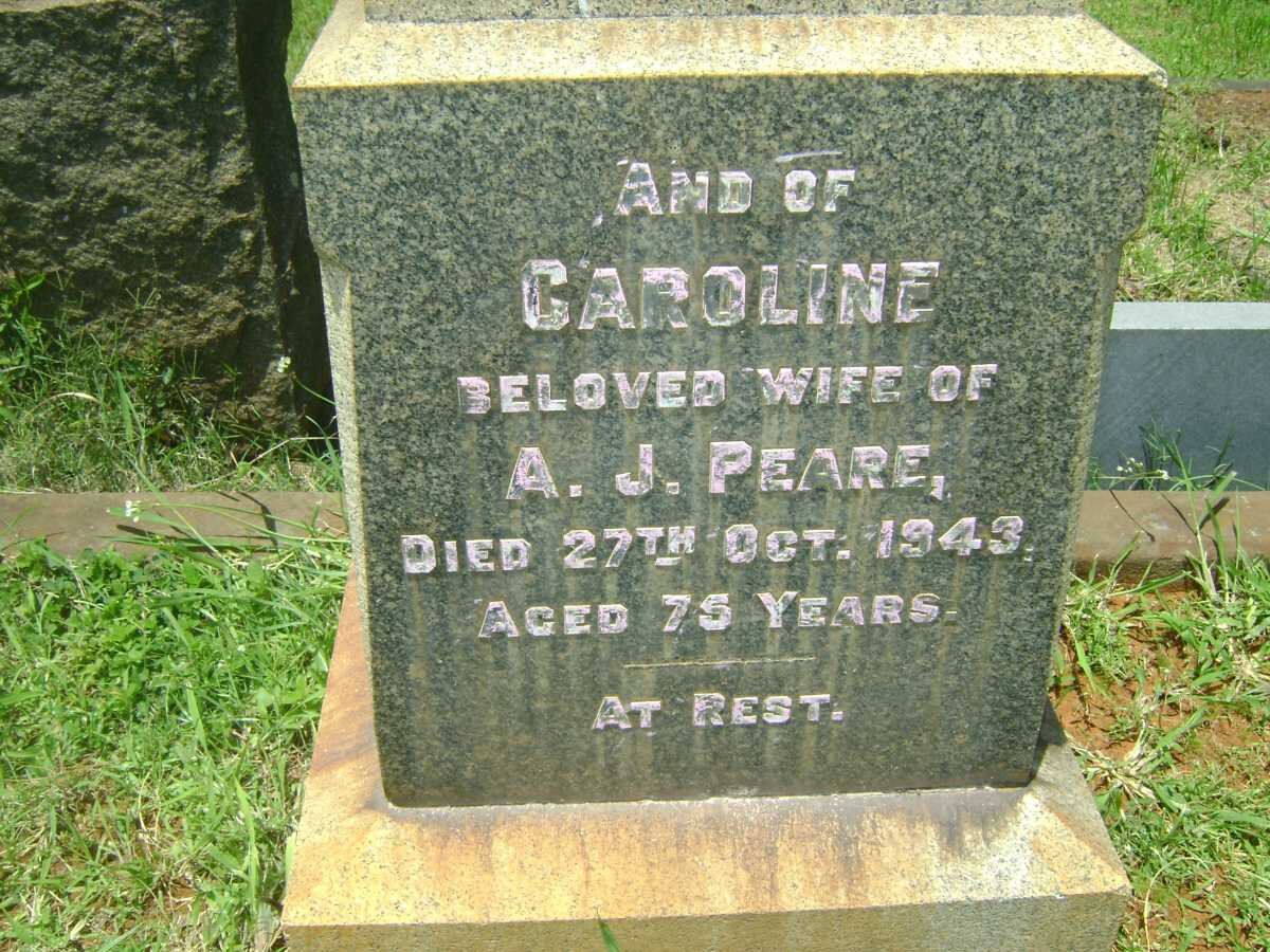 PEARE Caroline -1943