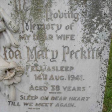 PECKITT Arthur -1951 &amp; Ida Mary -1941 :: PECKITT Brian -1960 