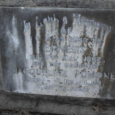 POMONE Ernest -1962 :: POMONE Jacqueline -1949