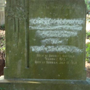 POTTER Herbert Mills  -1931 &amp; Lilian Susan	 1873-1938