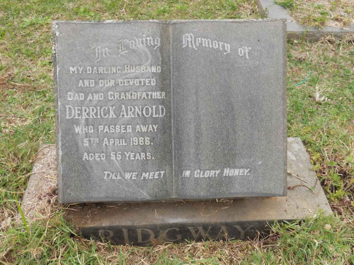 RIDGWAY Derrick Arnold -1966