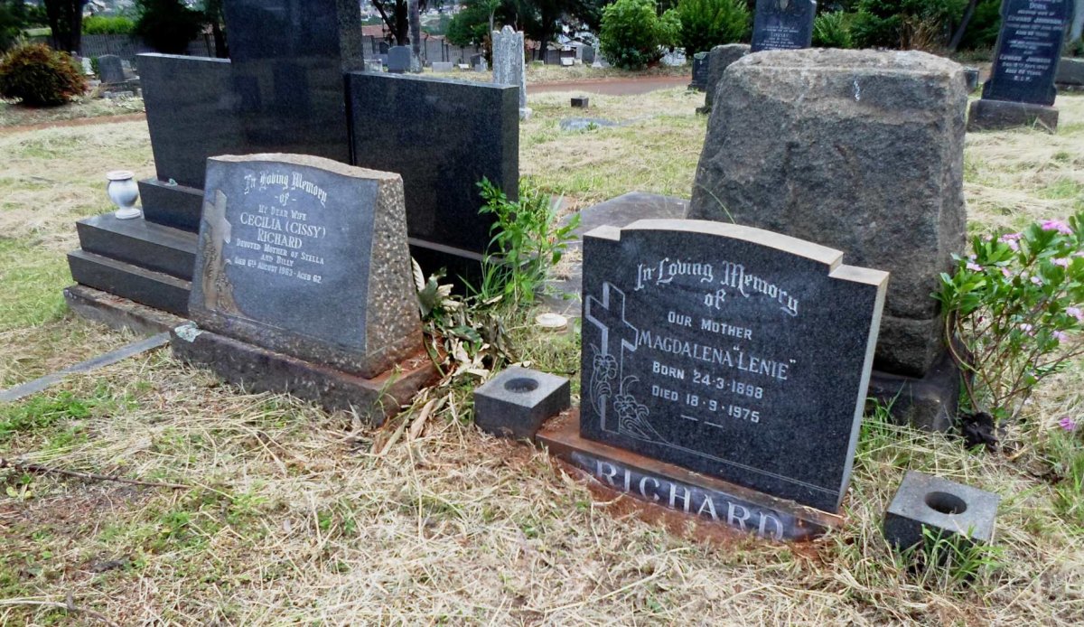 RICHARD Cecilia -1963 :: RICHARD Magdalena 1898-1975