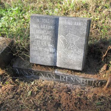 RENSBURG Jacques, Janse van 1978-1981