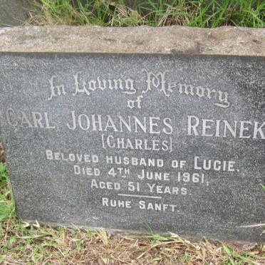 REINEKE Carl Johannes -1961