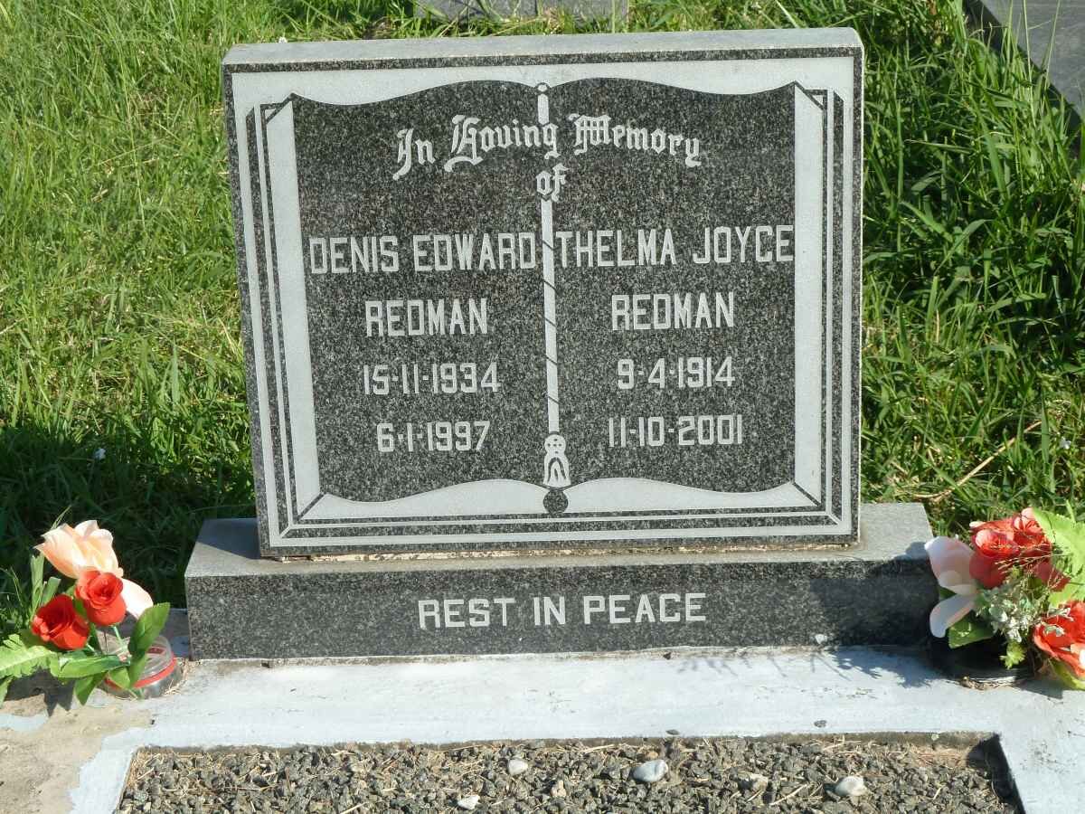 REDMAN Denis Edward 1934-1997 :: REDMAN Thelma Joyce 1914-2001