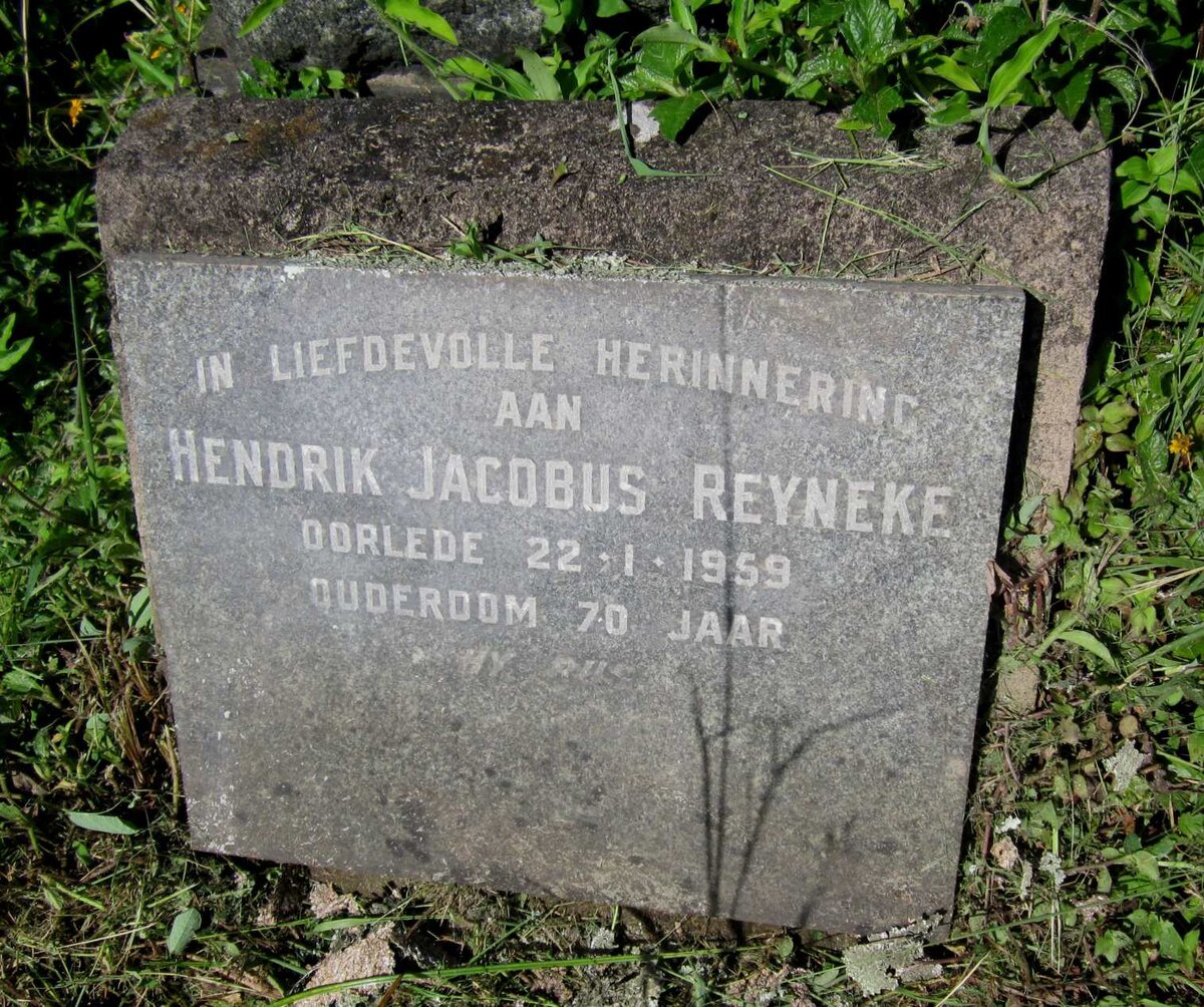 REYNEKE Hendrik Jacobus -1959