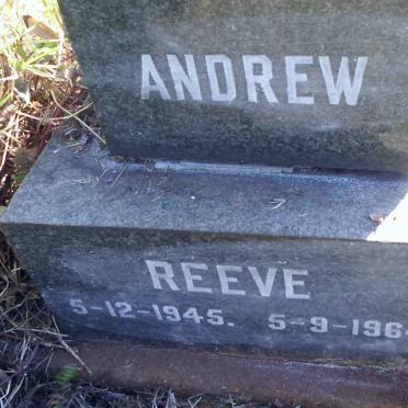 REEVE Peter Andrew 1945-1964