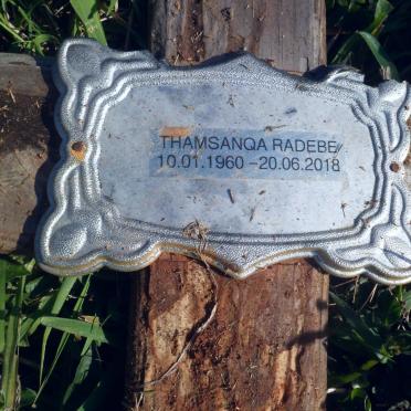 RADEBE Thamsanqa 1960-2018