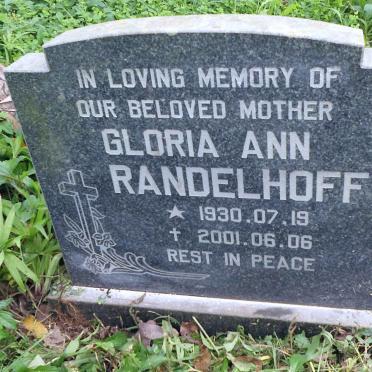 RANDELHOFF Gloria Ann 1930-2001