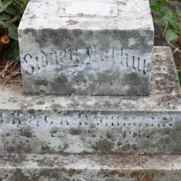 RACHMANN Sidney Arthur -1914