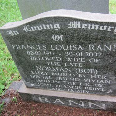 RANN Frances Louisa 1917-2002