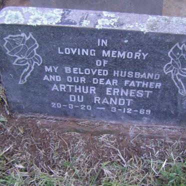 RANDT Arthur Ernest, du 1920-1969