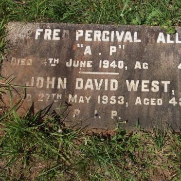 RALL Fred Percival -1940 :: WEST John David -1953