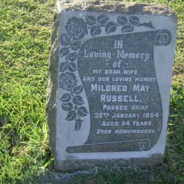 RUSSELL Mildred May -1954